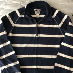LLBean 1/4 zip pullover